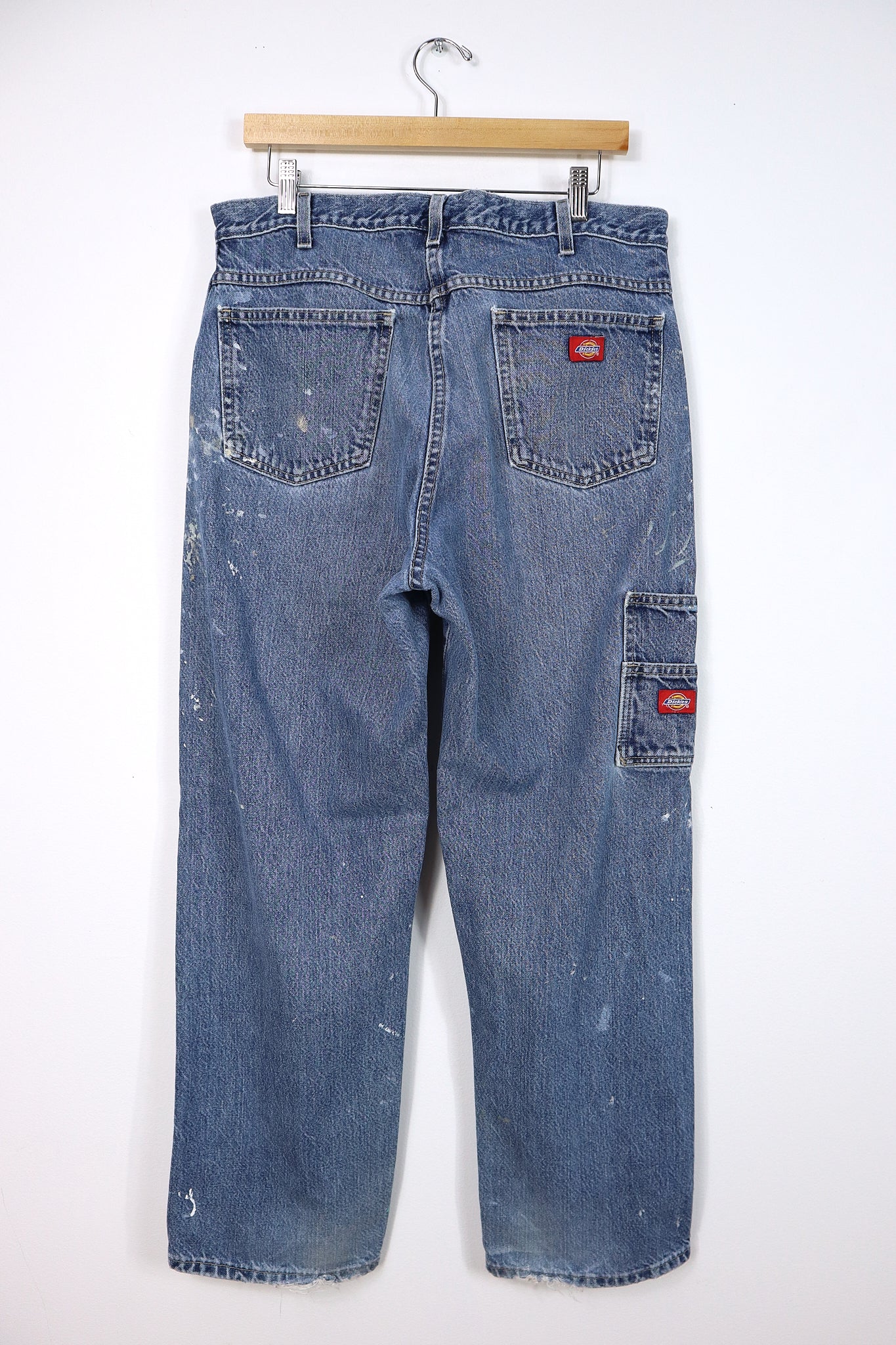 Vintage Paint Splattered Dickies Jeans - Relaxed Fit
