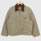 Vintage Distressed Full Zip Workwear Jacket