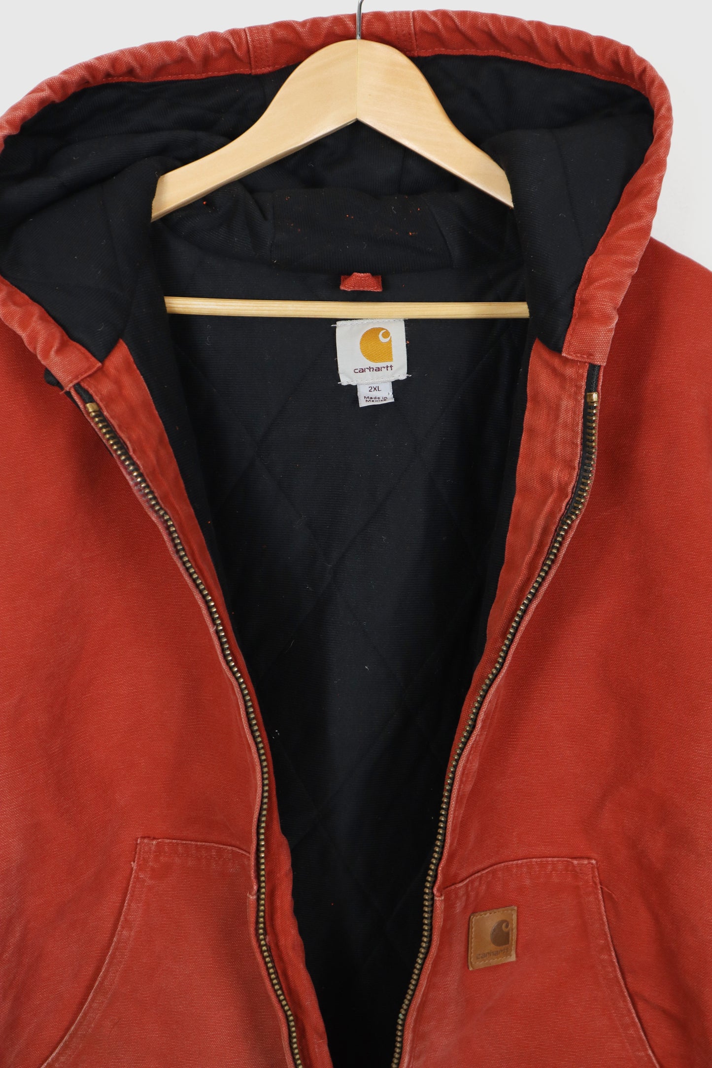 Vintage Carhartt Orange Full Zip Jacket