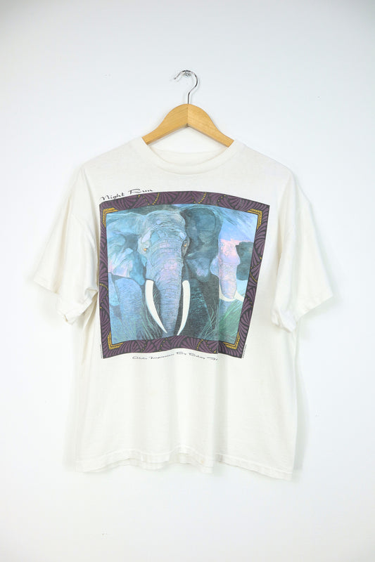 Vintage Elephant Night Run Tee