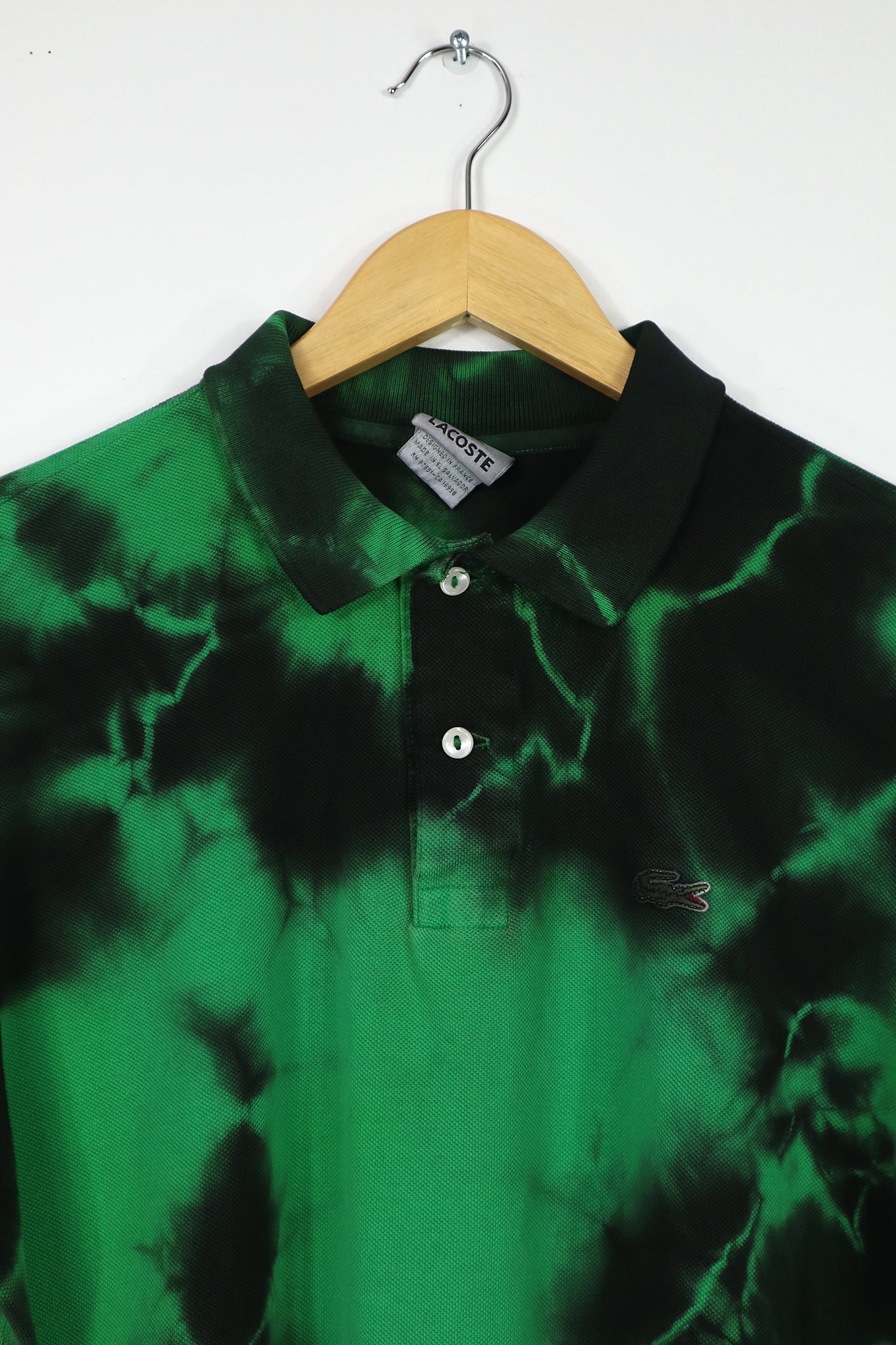 Upcycled Bleached Lacoste Polo 11