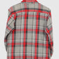 Vintage Grey Plaid Button-Down Shirt