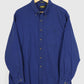 Vintage Blue Mini Houndstooth Button-Down Shirt