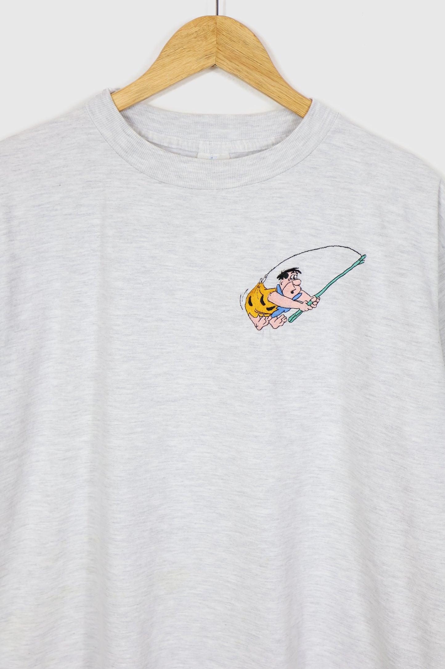 Vintage Embroidered Fred Flintstone Tee