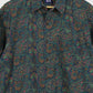 Vintage 90s GAP Paisley Pattern Short Sleeve Button-Down Shirt