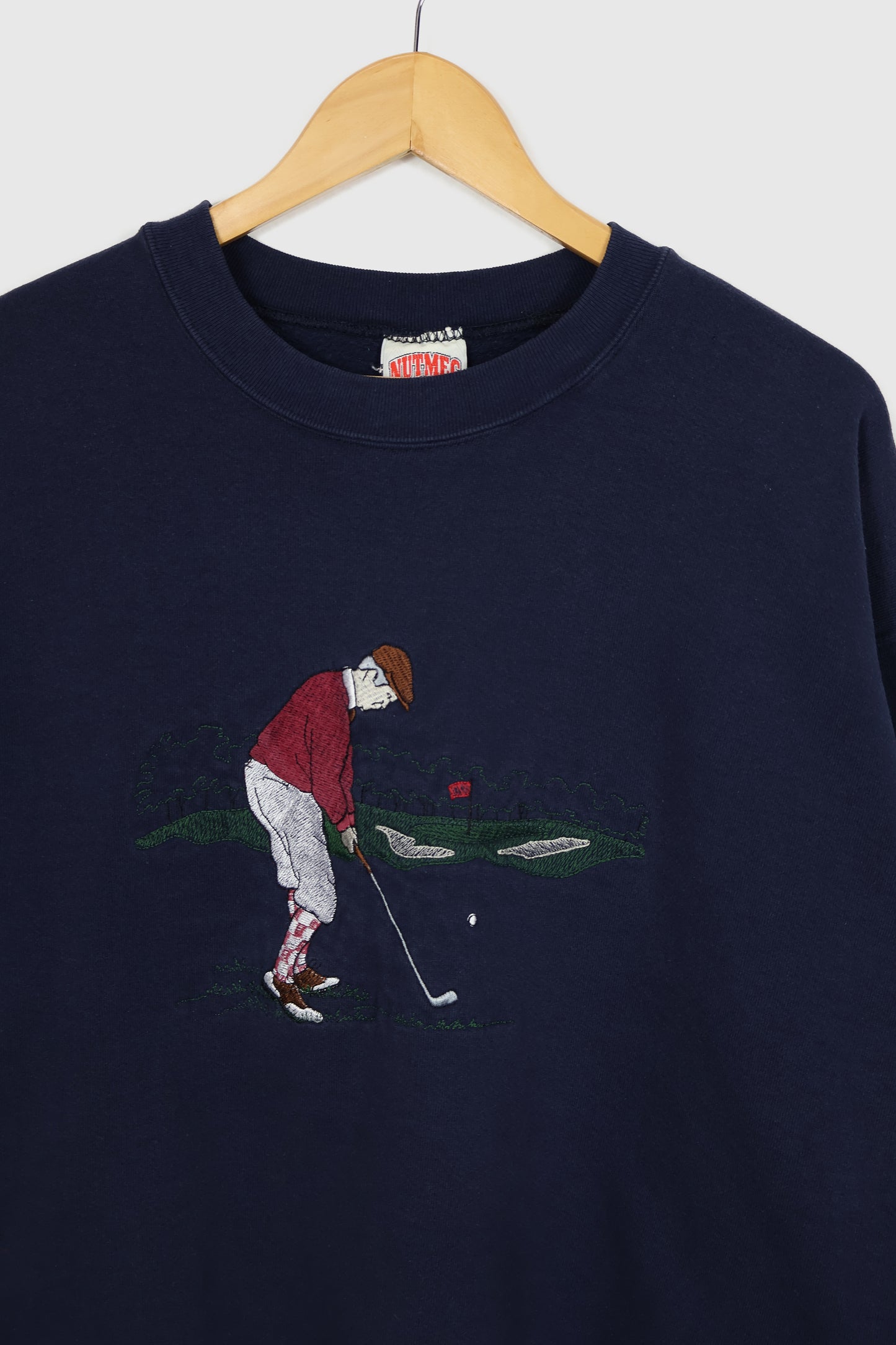 Vintage Embroidered Golf Crewneck