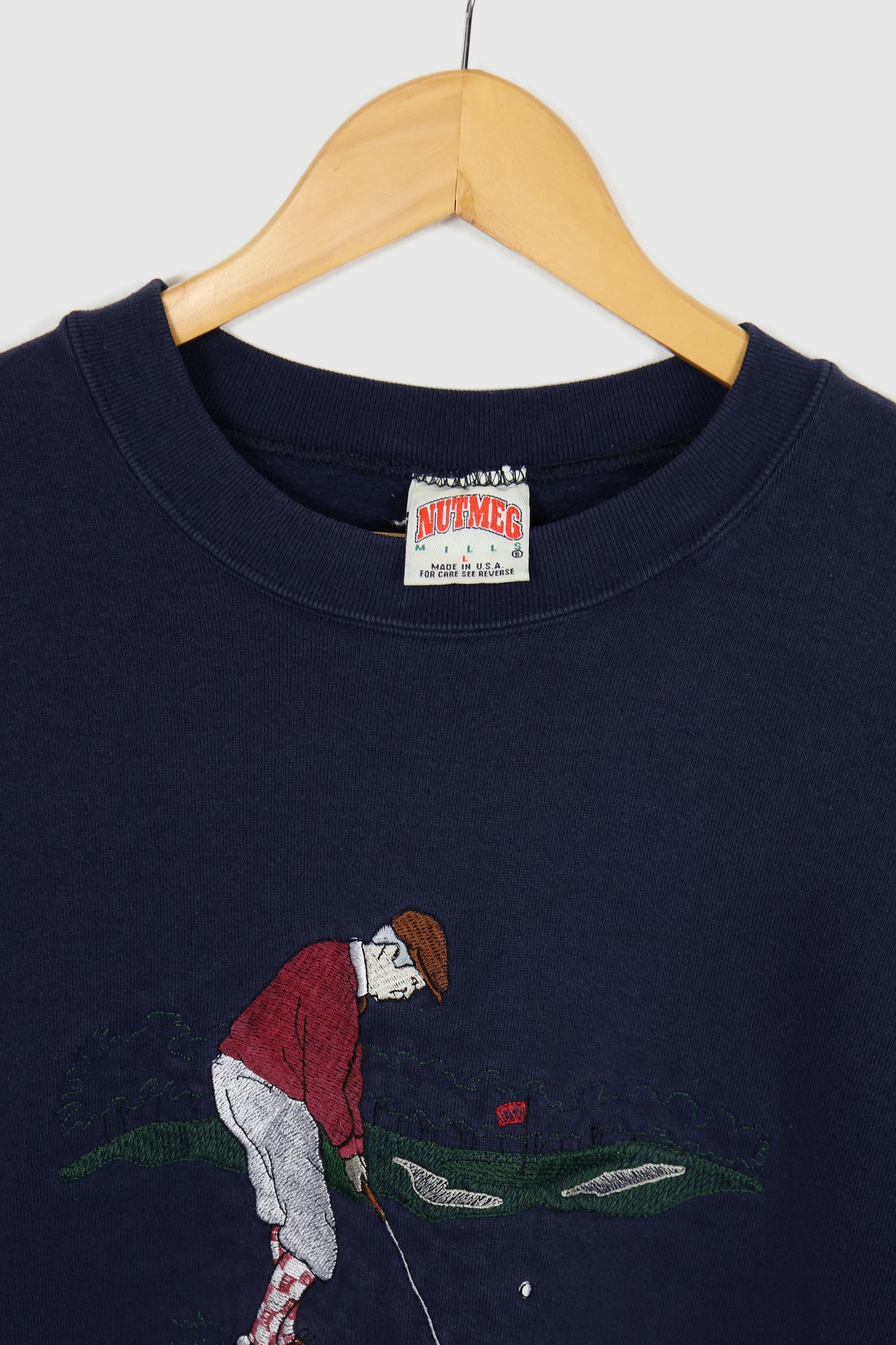 Vintage Embroidered Golf Crewneck