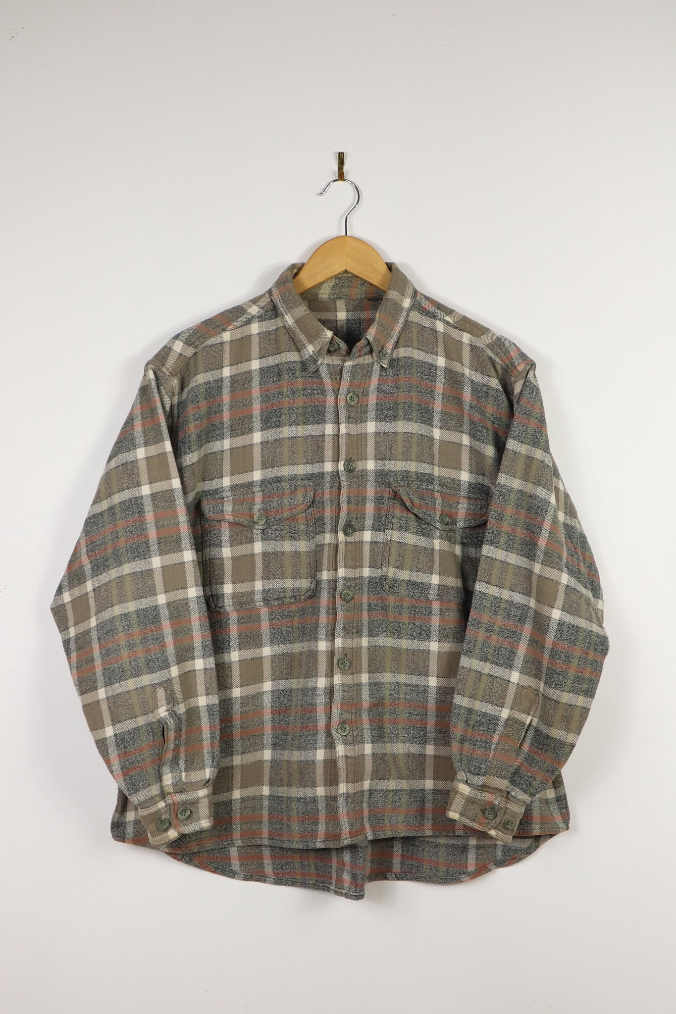 Grey Button-Down Shirt