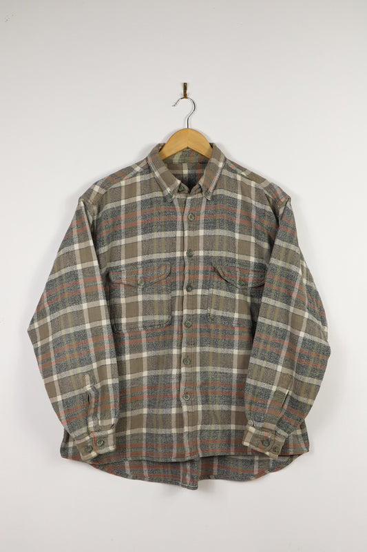 Grey Button-Down Shirt