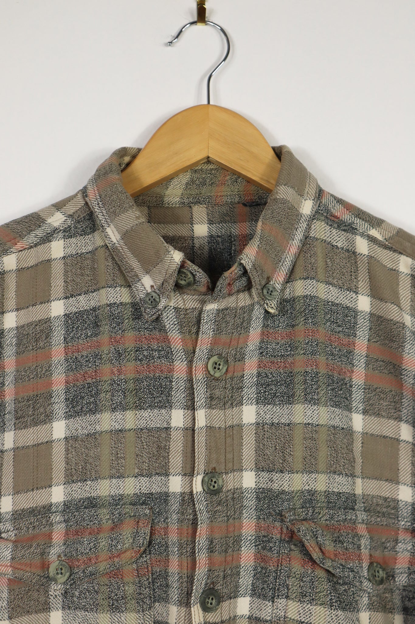 Grey Button-Down Shirt