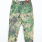 Vintage Reworked Camo Dyed Levis Relaxed Tapered Fit Jeans