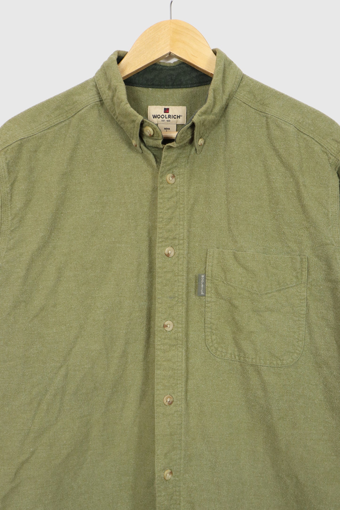 Vintage Woolrich Flannel Button-Down Shirt