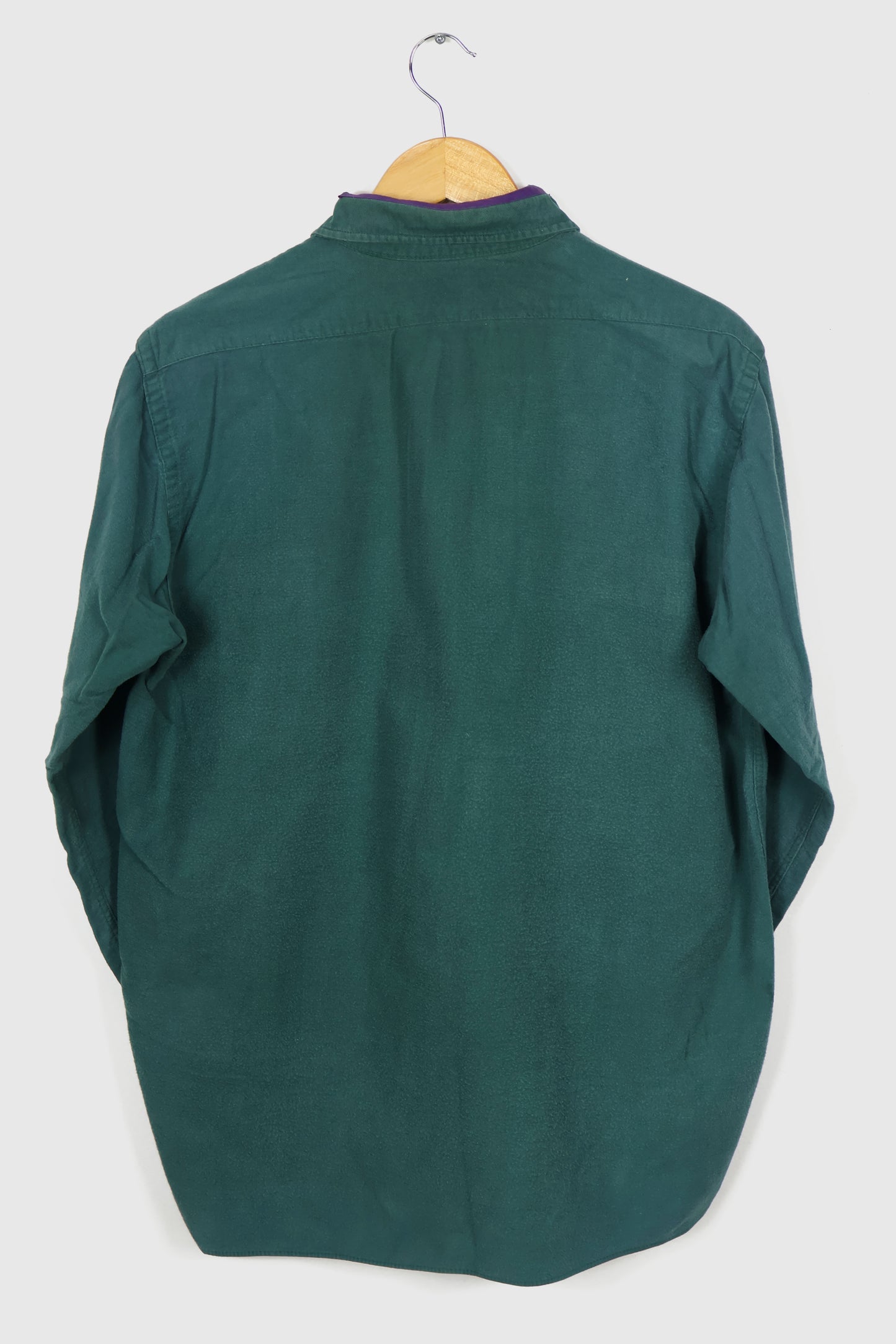 Vintage L.L. Bean Mended Flannel Button-Down Shirt