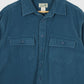 Vintage L.L. Bean Green Flannel Button-Down Shirt