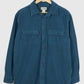 Vintage L.L. Bean Green Flannel Button-Down Shirt