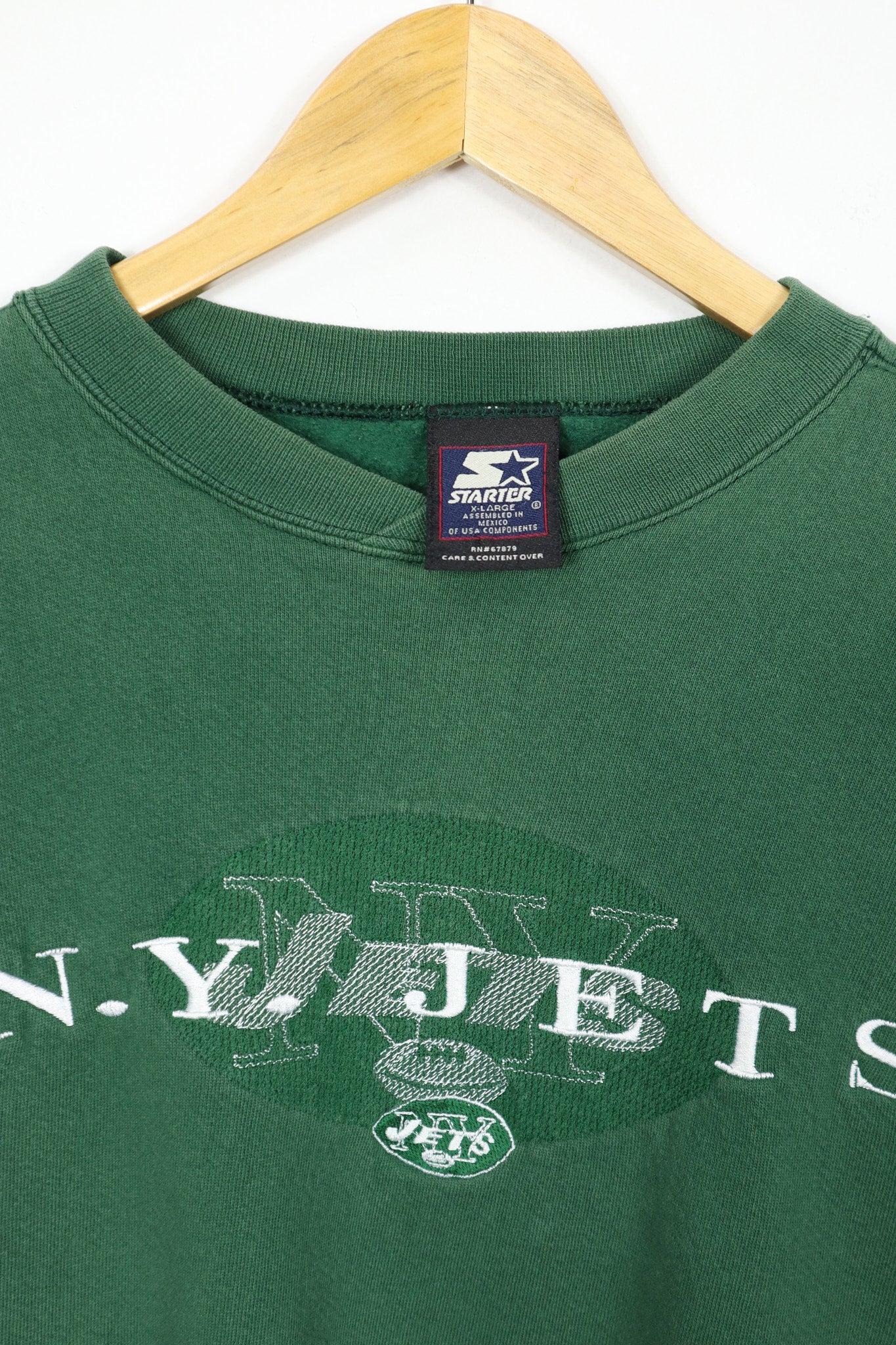 Vintage Embroidered New York Jets Crewneck