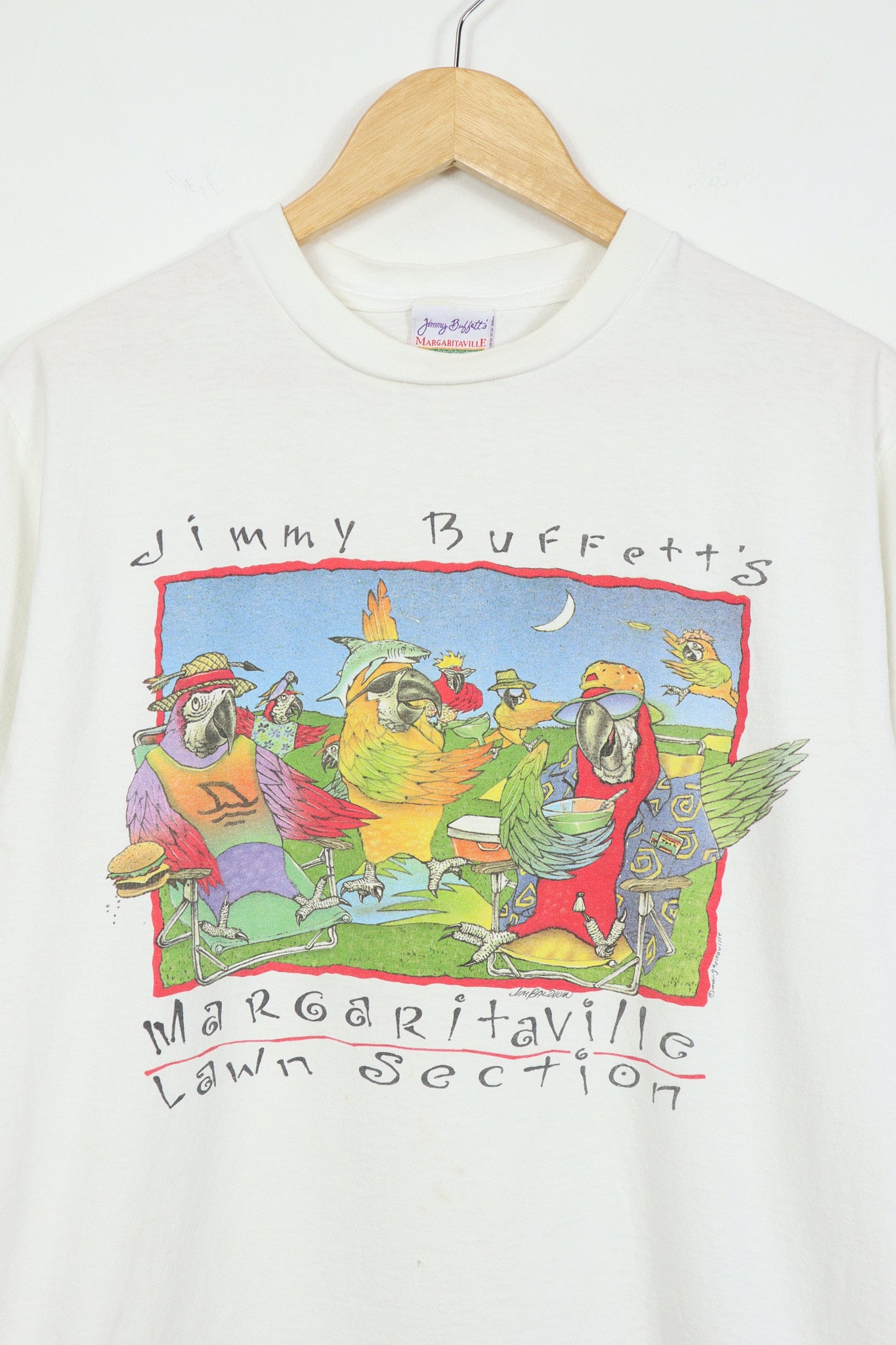 Vintage Jimmy Buffett's Margaritaville Lawn Section Tee