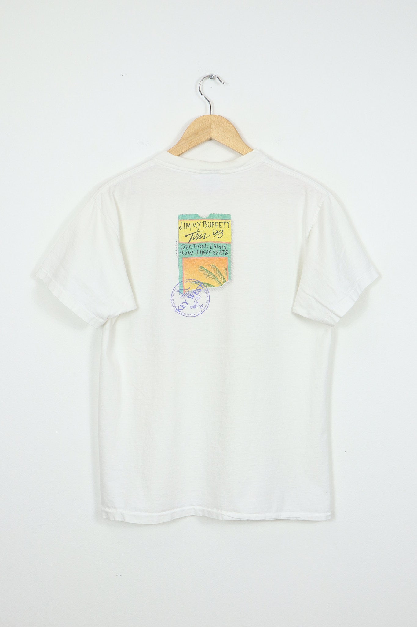 Vintage Jimmy Buffett's Margaritaville Lawn Section Tee