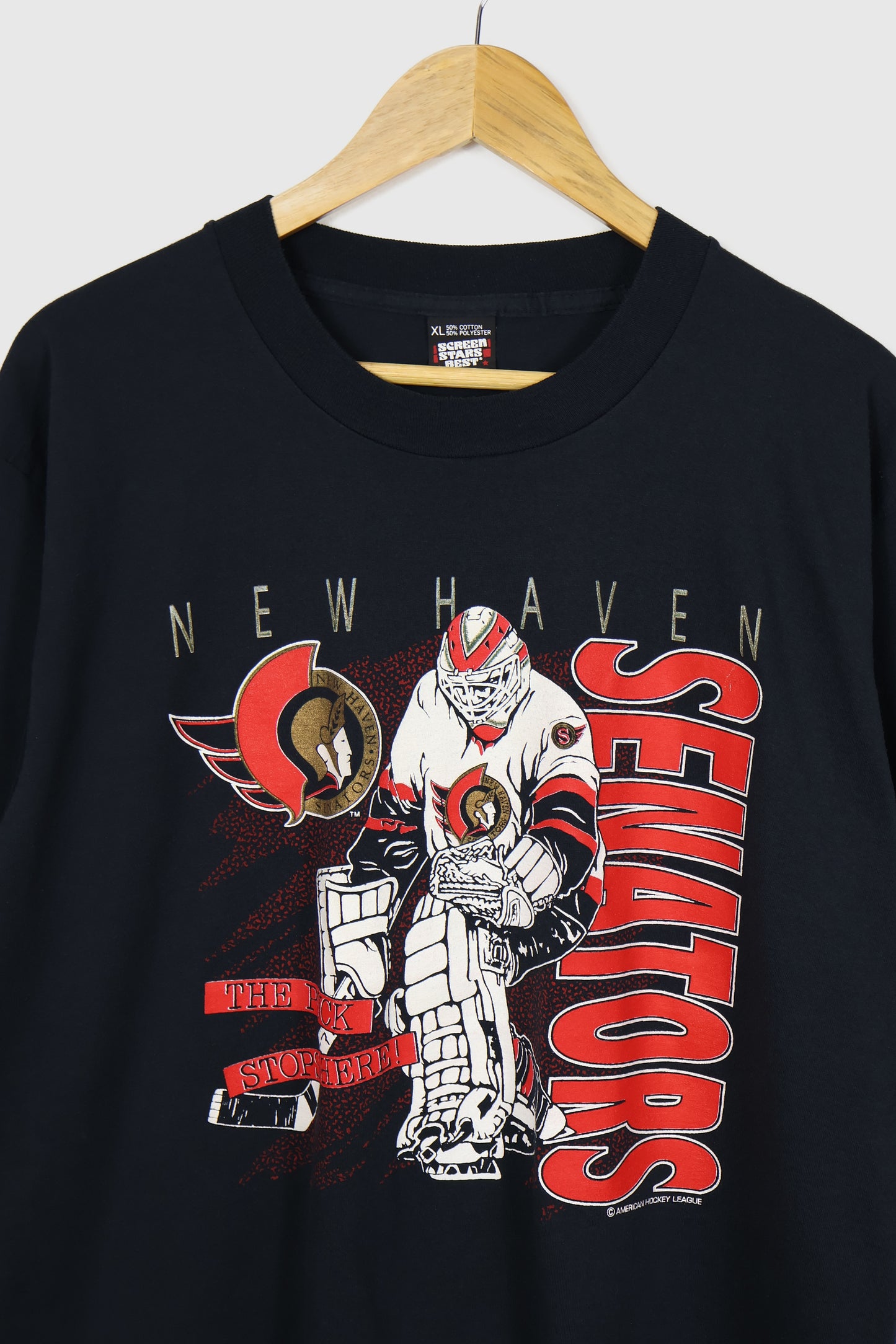 Vintage New Haven Senators Hockey Tee