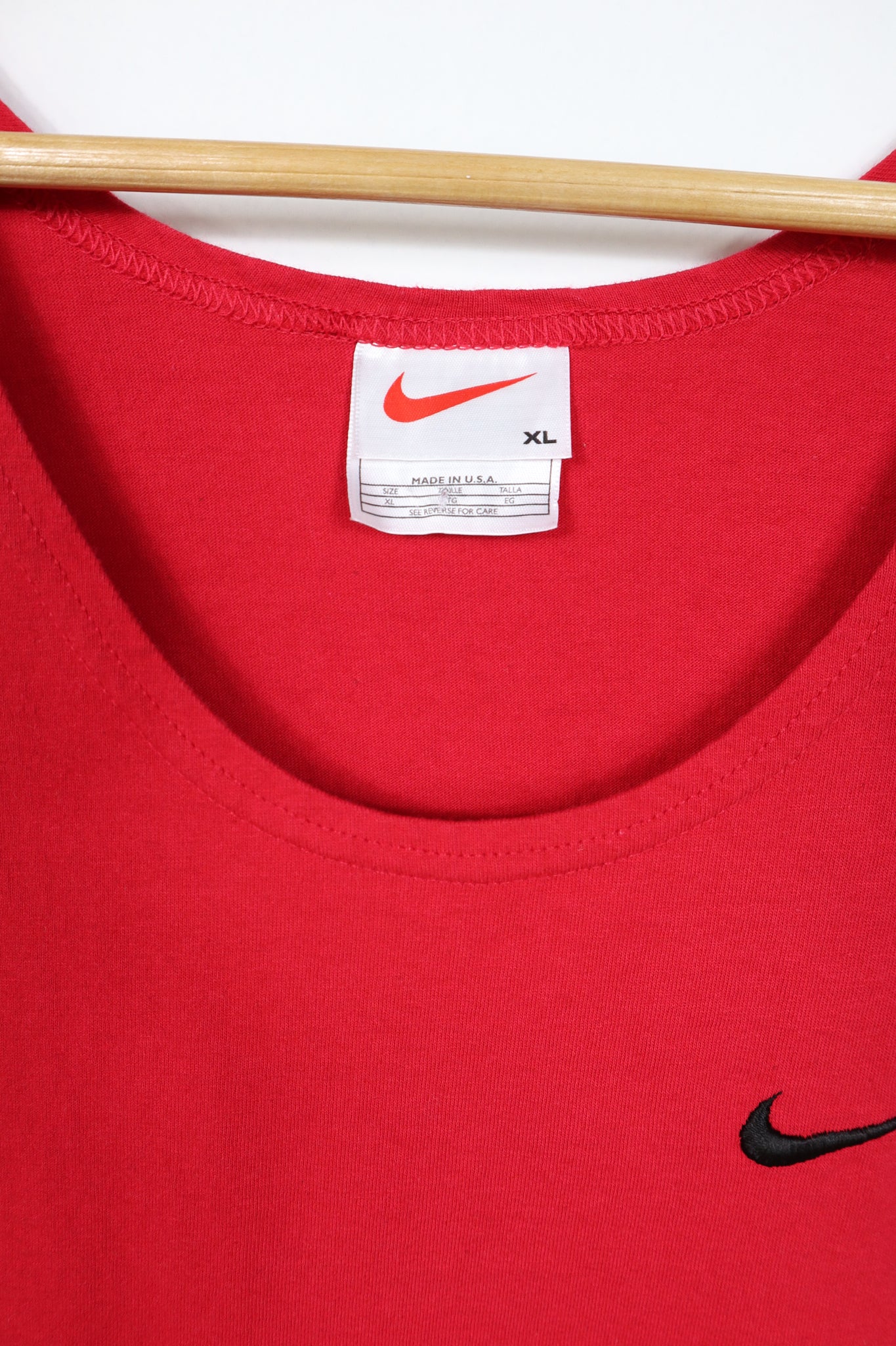Vintage Red Nike Tank Top