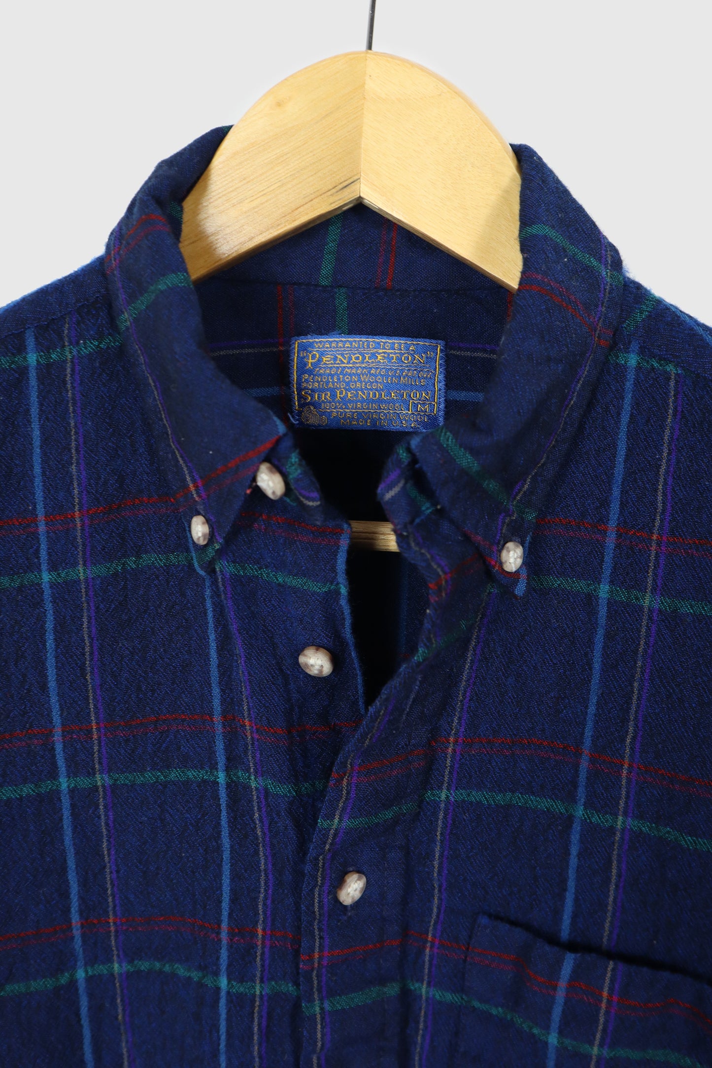 Vintage Pendleton Wool Button-Down Shirt