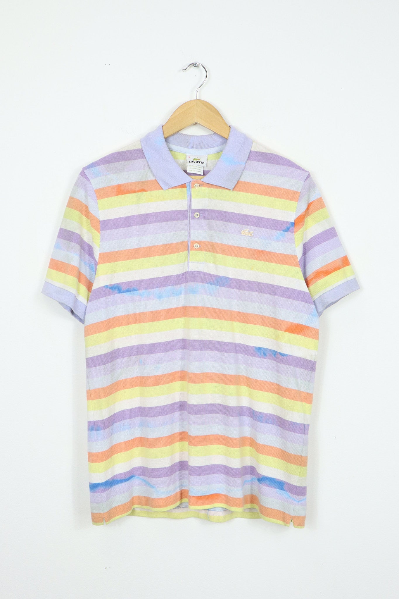 Reworked Lacoste Bleached Polo 02