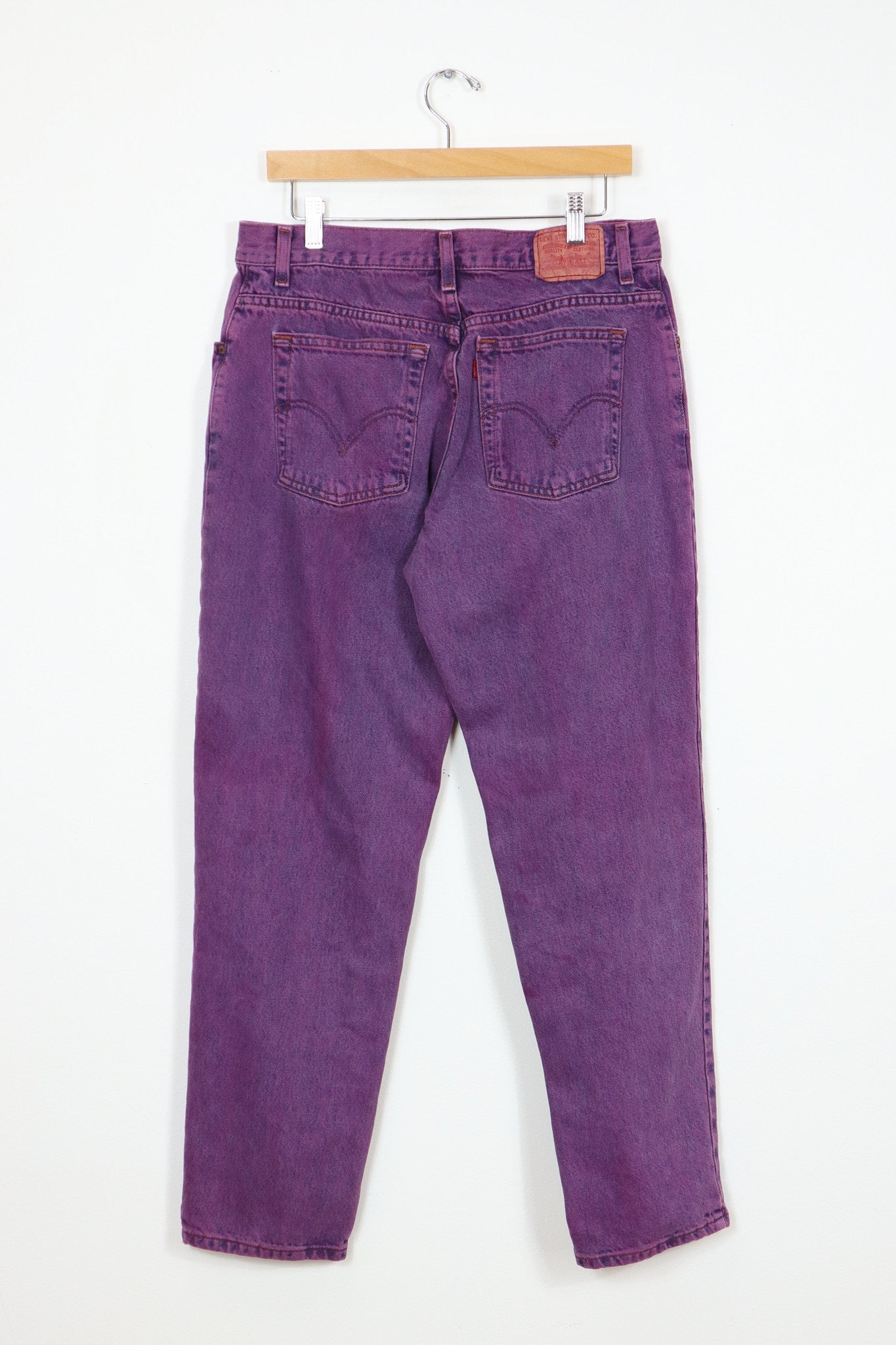 Vintage Reworked Overdyed Levis Relaxed Fit Jeans
