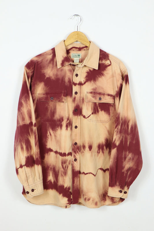Vintage L.L. Bean Bleached Flannel Button-Down Shirt