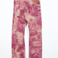 Vintage Reworked Red Dyed 501 Levi's Button-Fly Jeans