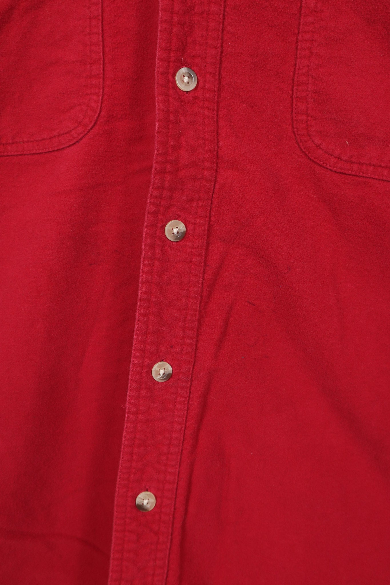 Vintage Red Flannel Button-Down 01