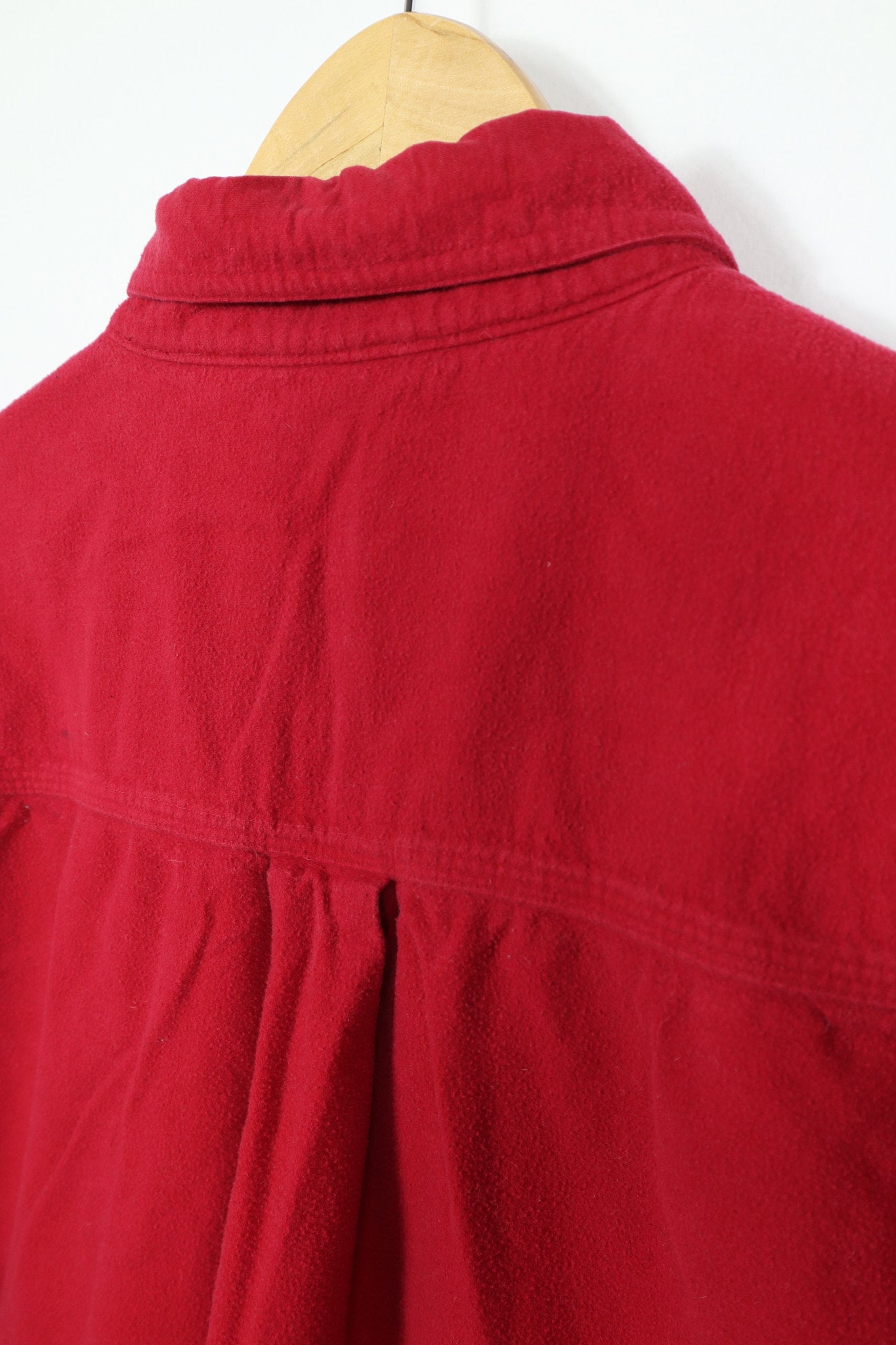 Vintage Red Flannel Button-Down 01