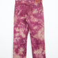 Vintage Reworked Red Dyed Levi's Straight Fit Jeans