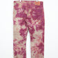 Vintage Reworked Red Dyed Levi's Jeans