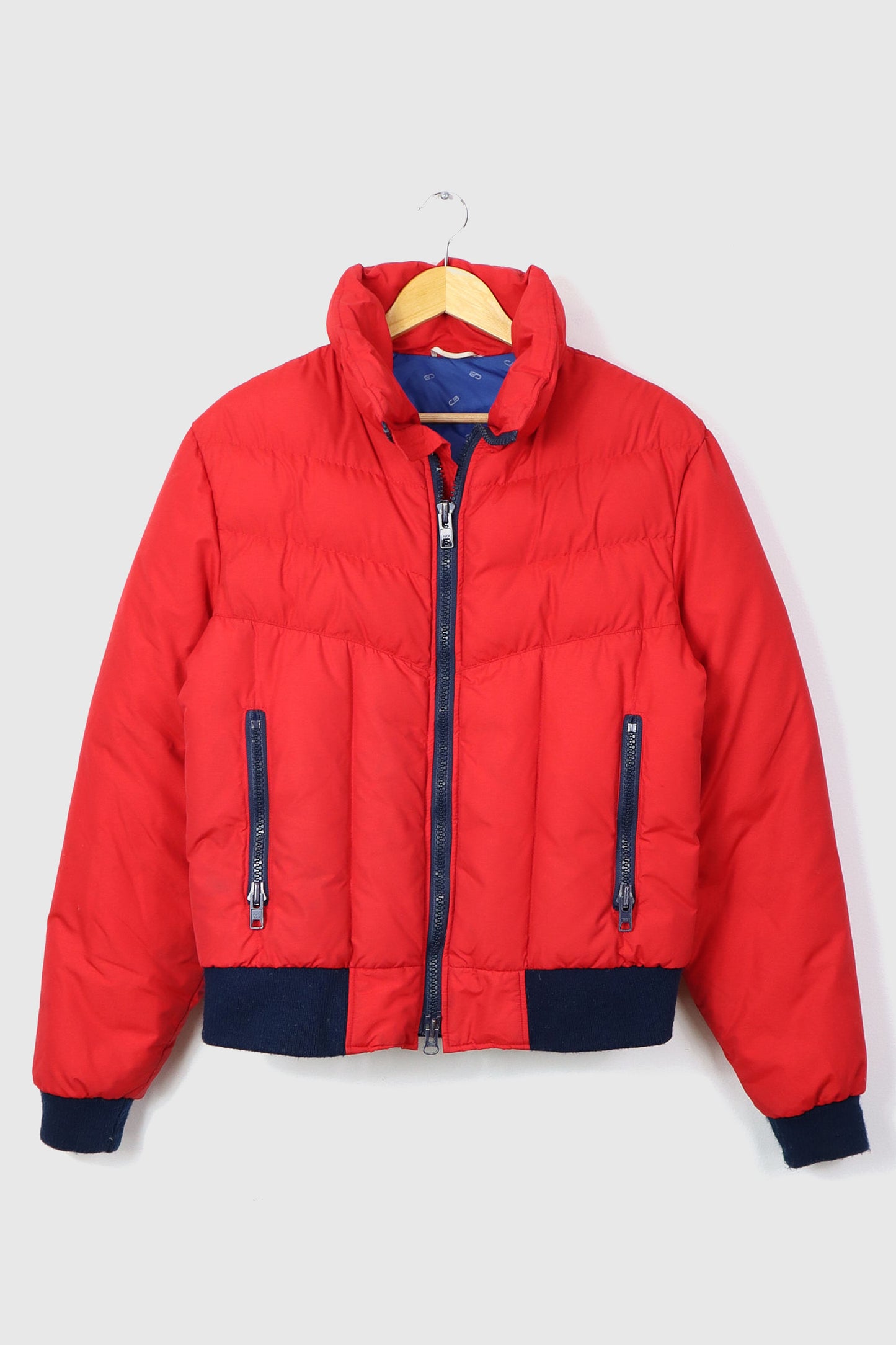 Vintage Full Zip Insulated Puffer Jacket
