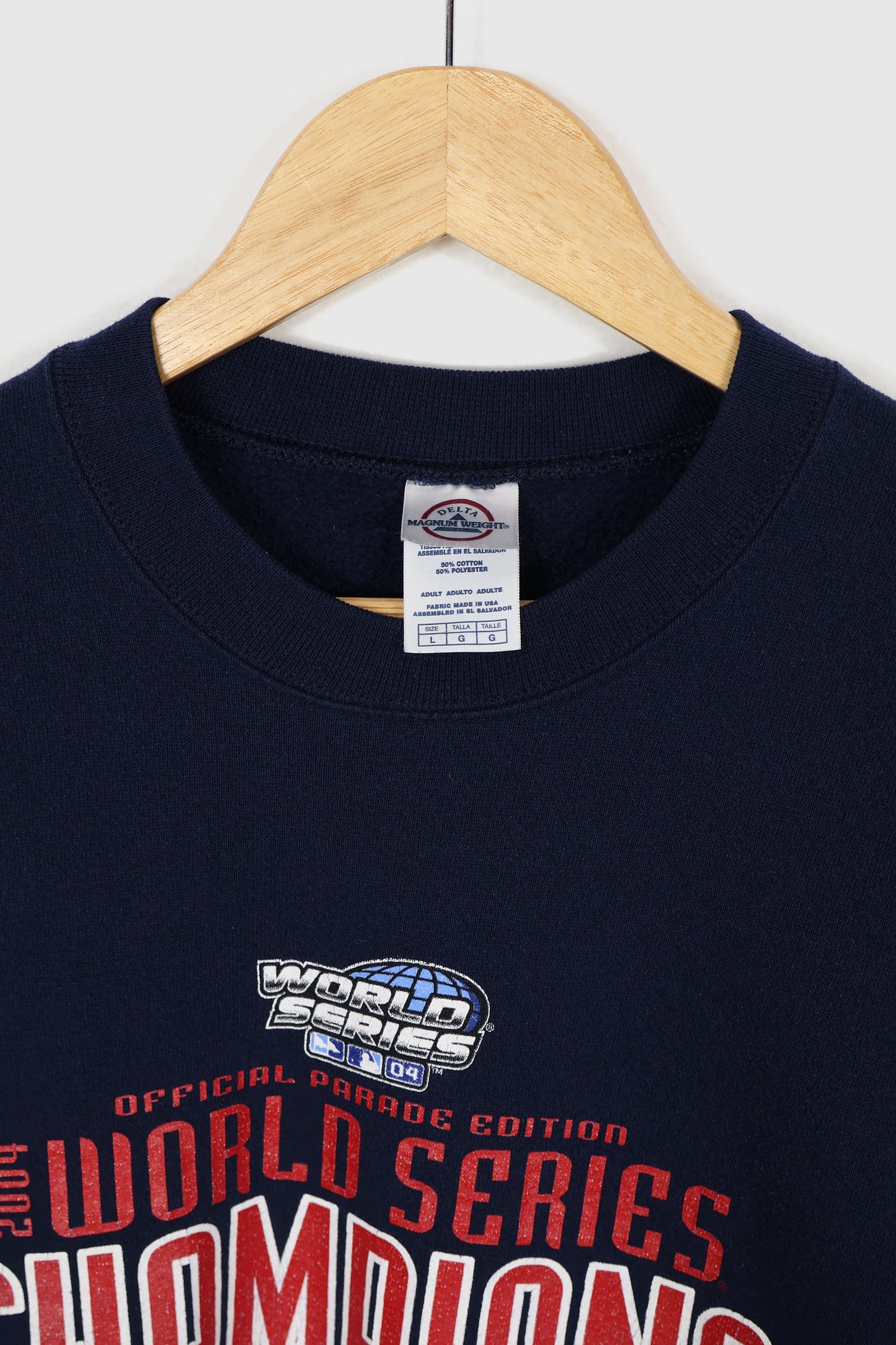 Vintage Boston Red Sox 2004 World Series Champions Crewneck