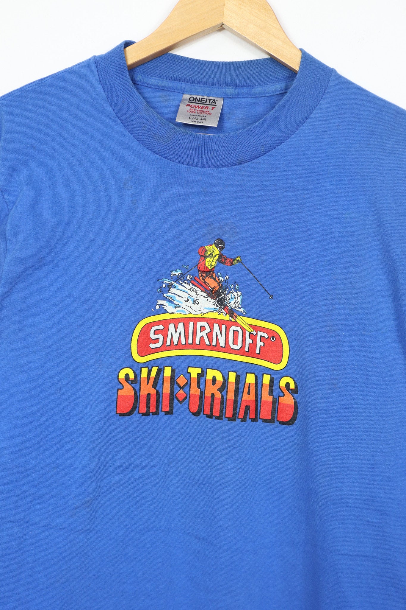 Vintage Smirnoff Ski Trials Long Sleeve Tee