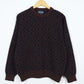 Vintage Brown Pattern Sweater