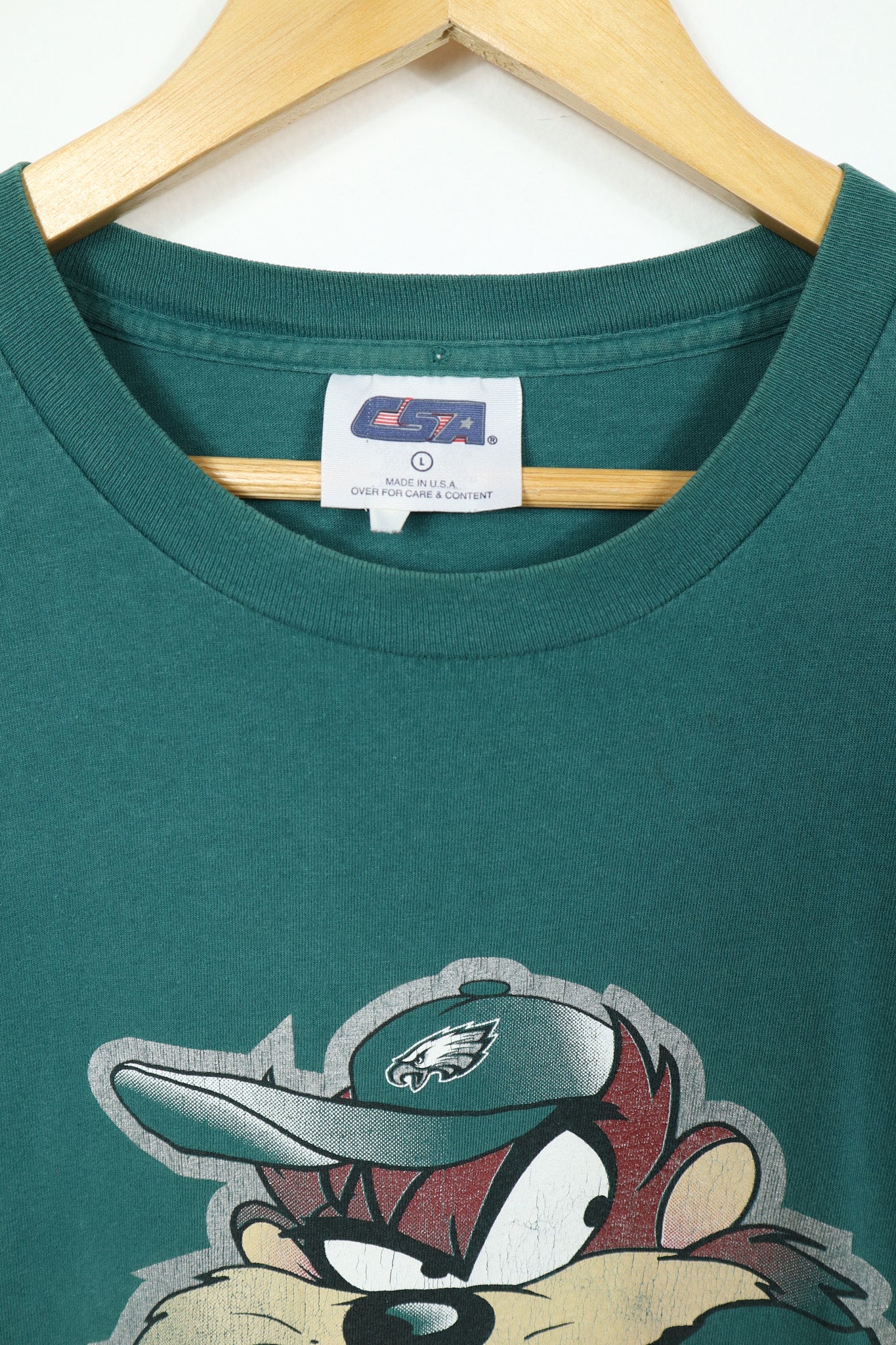 Vintage 1999 Taz Philadelphia Eagles Tee