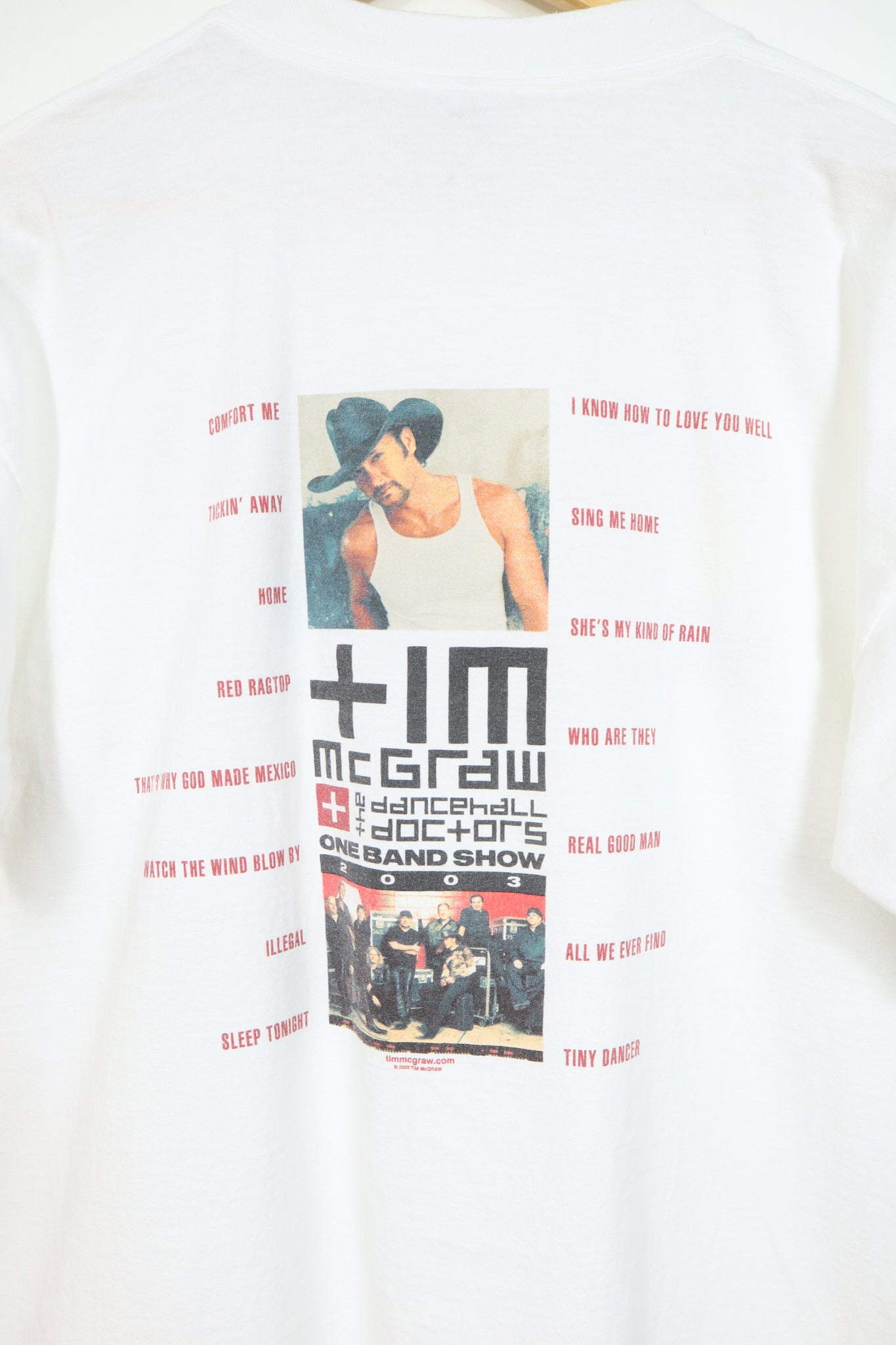 Vintage Tim Mcgraw and The Dancehall Doctors Tee