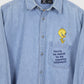 Vintage Tweety Denim Button-Down Shirt