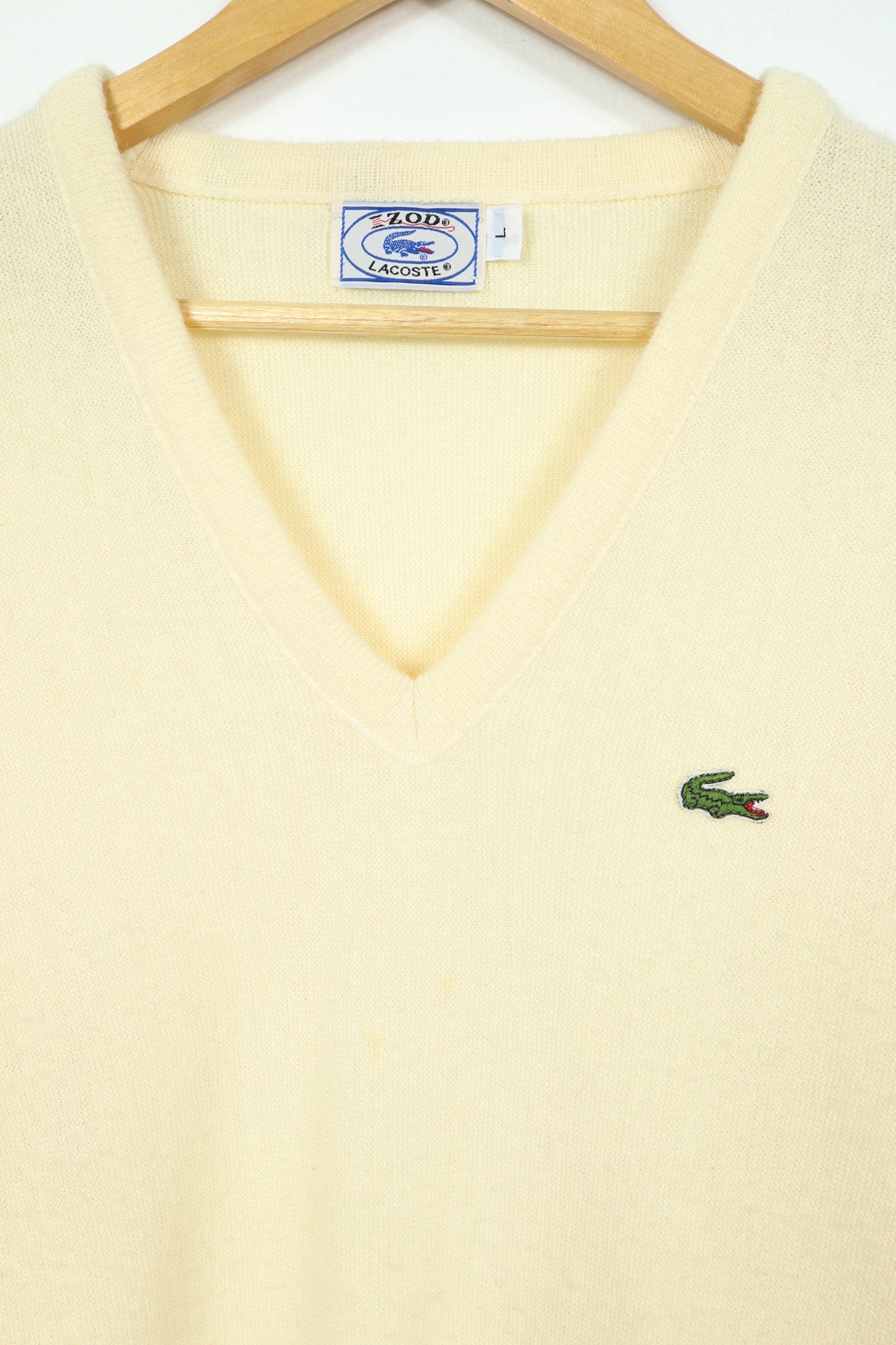 Vintage Lacoste White Sweater