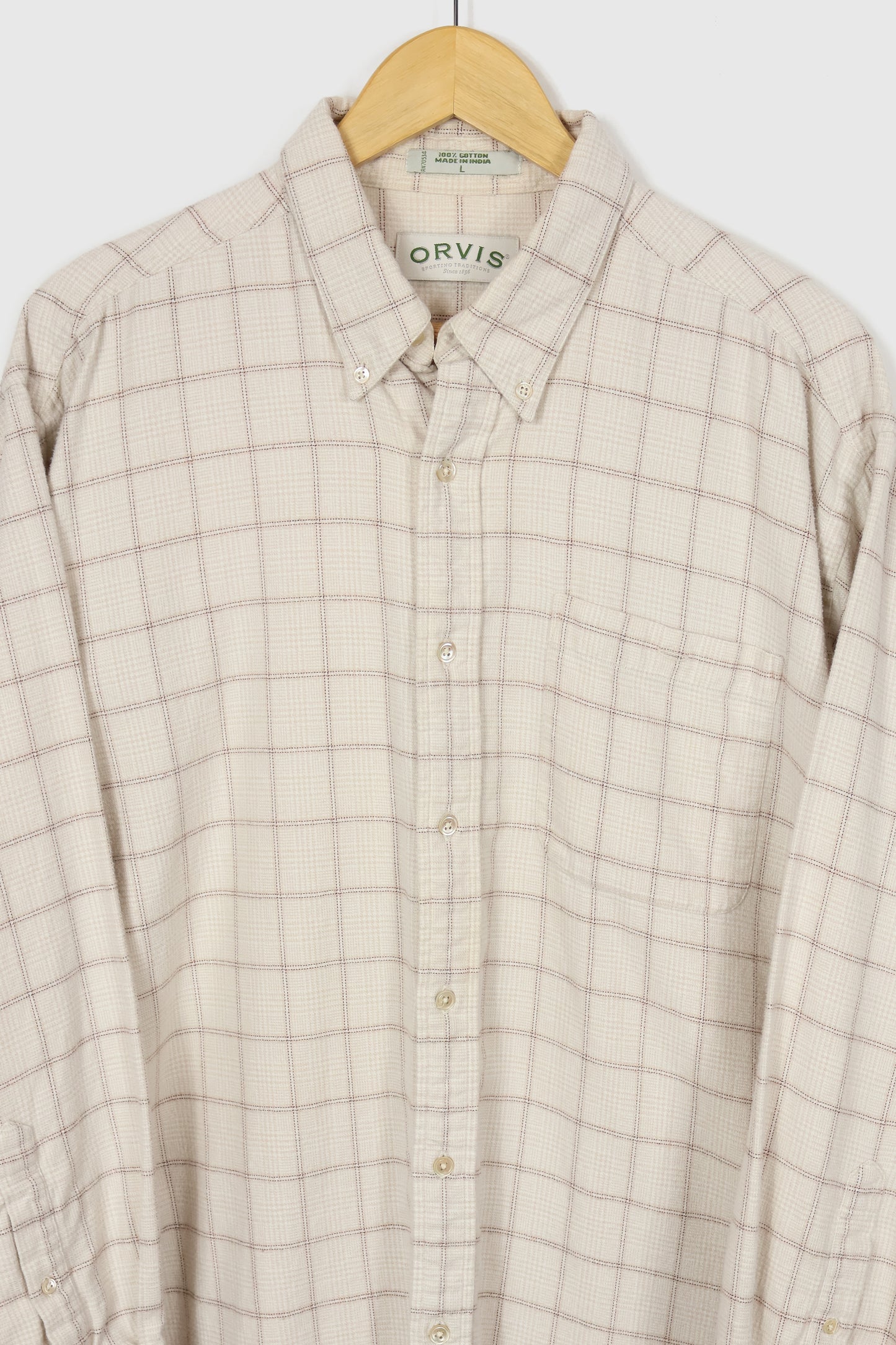 Vintage Plaid Button-Down Shirt