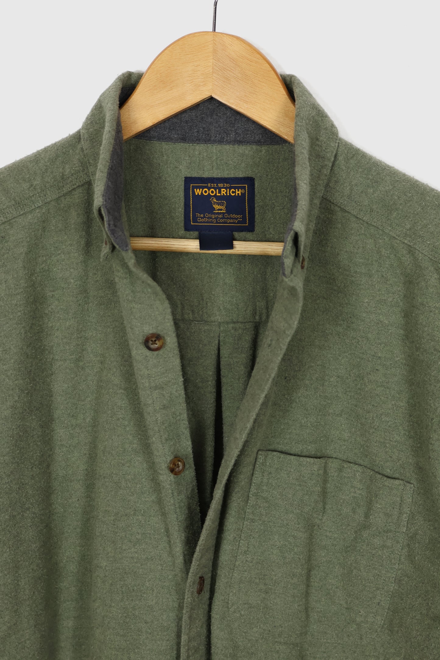 Vintage Woolrich Flannel Button-Down Shirt