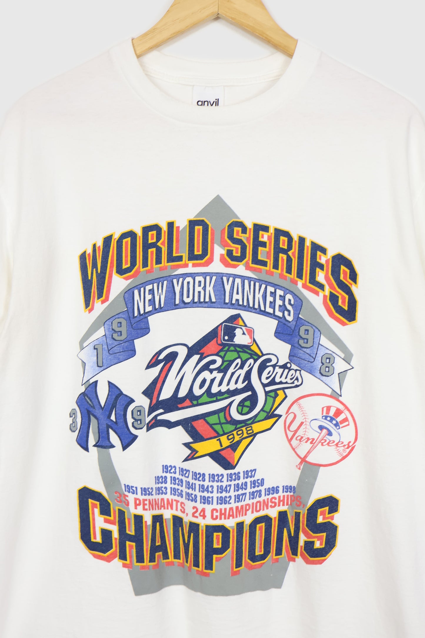 Vintage New York Yankees 1998 World Series Champions Tee