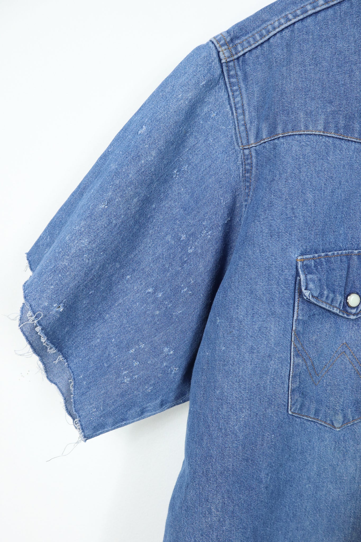 Vintage Wrangler Denim Snap Button Shirt