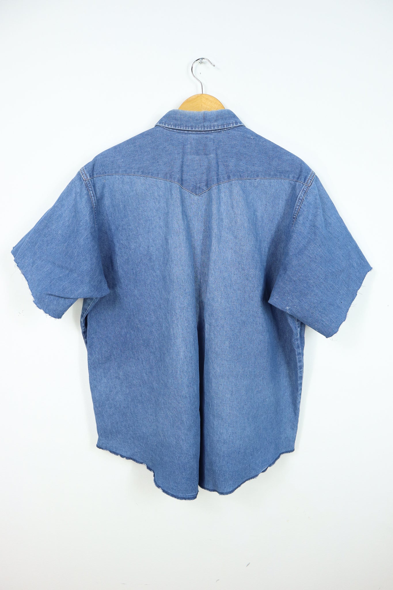 Vintage Wrangler Denim Snap Button Shirt