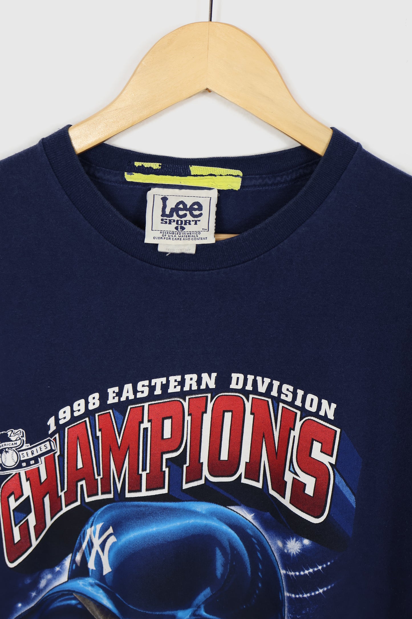Vintage New York Yankees 1998 Easterb Division Champions Tee